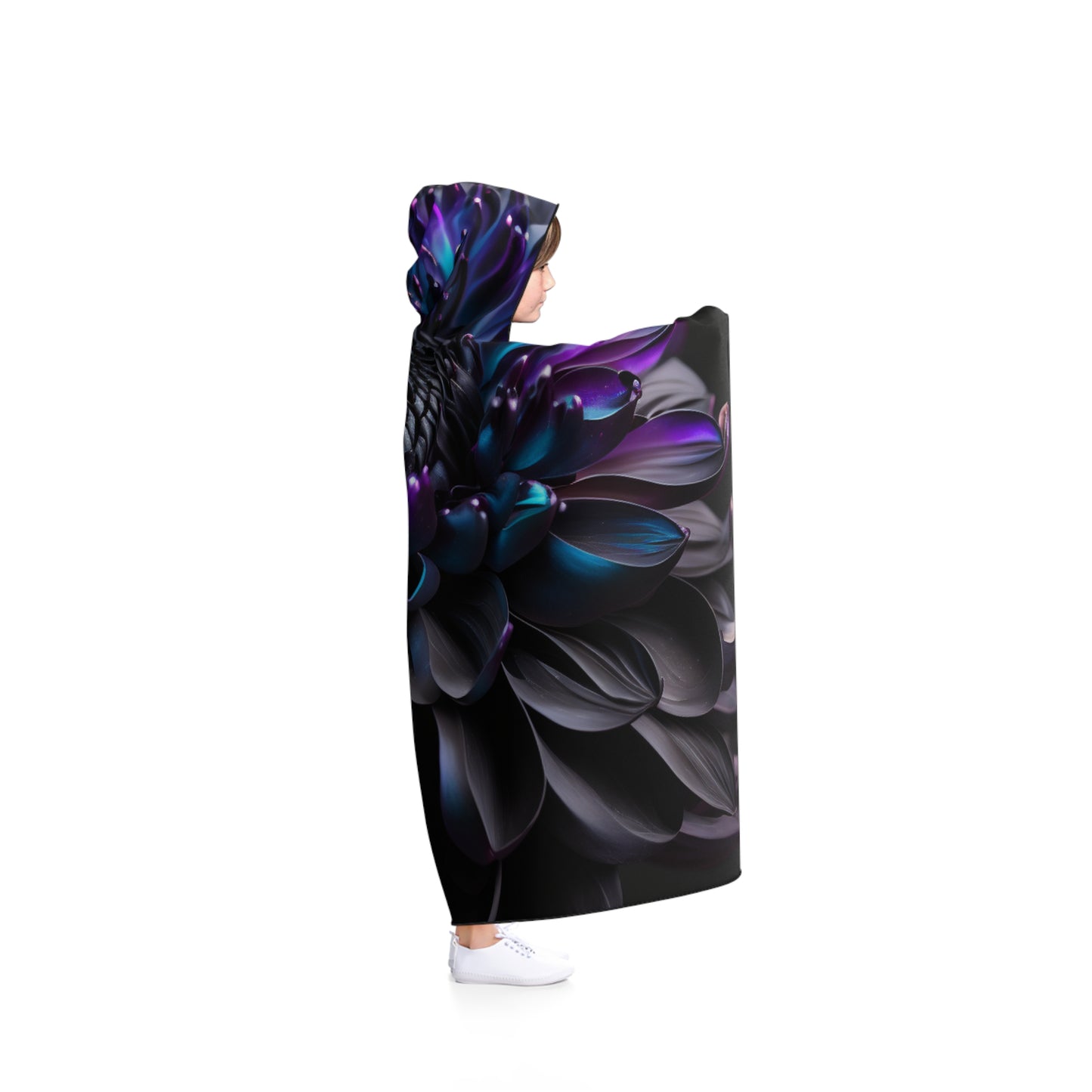 Hooded Blanket Dahlia Purple 2