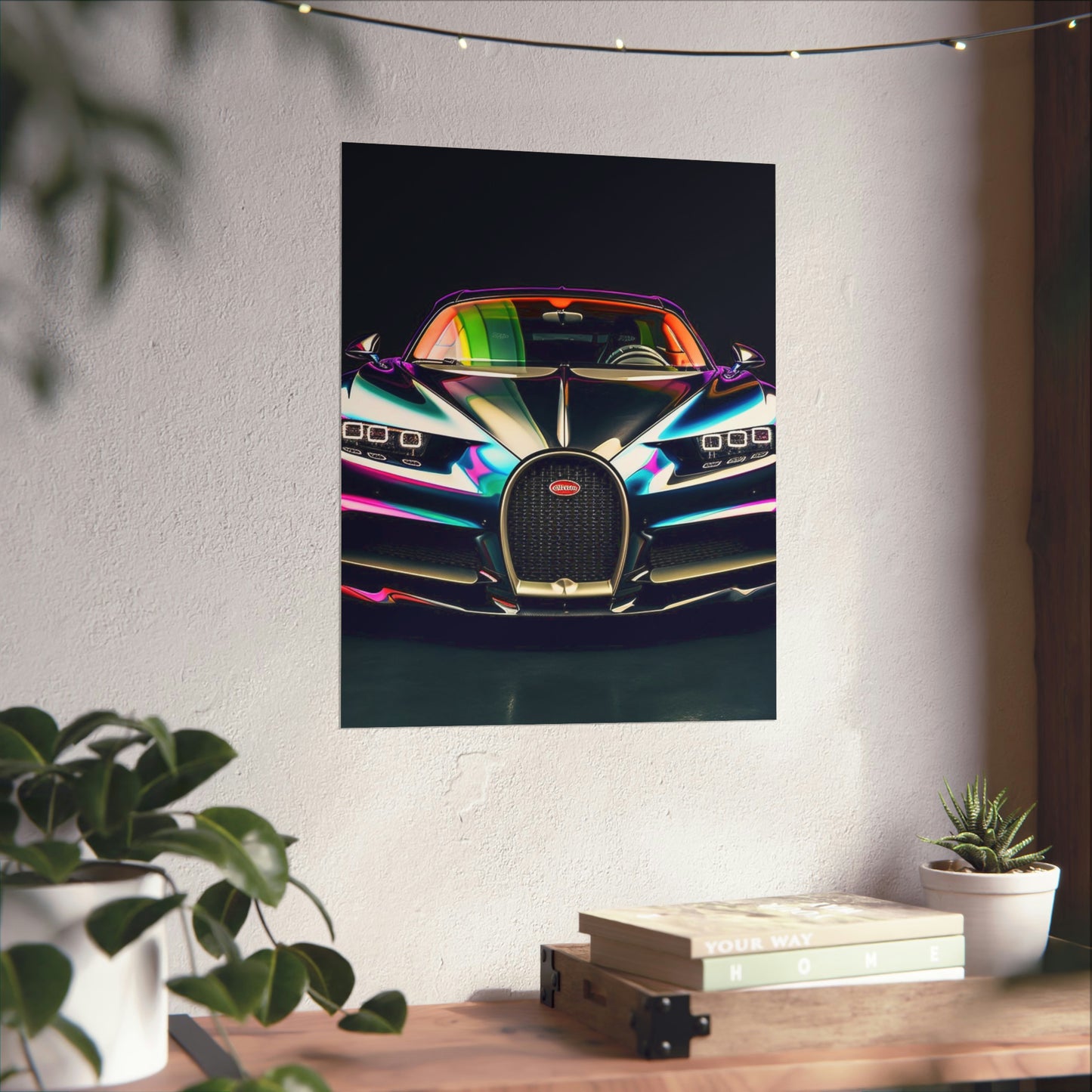 Premium Matte Vertical Posters Hyper Bugatti Chiron 4