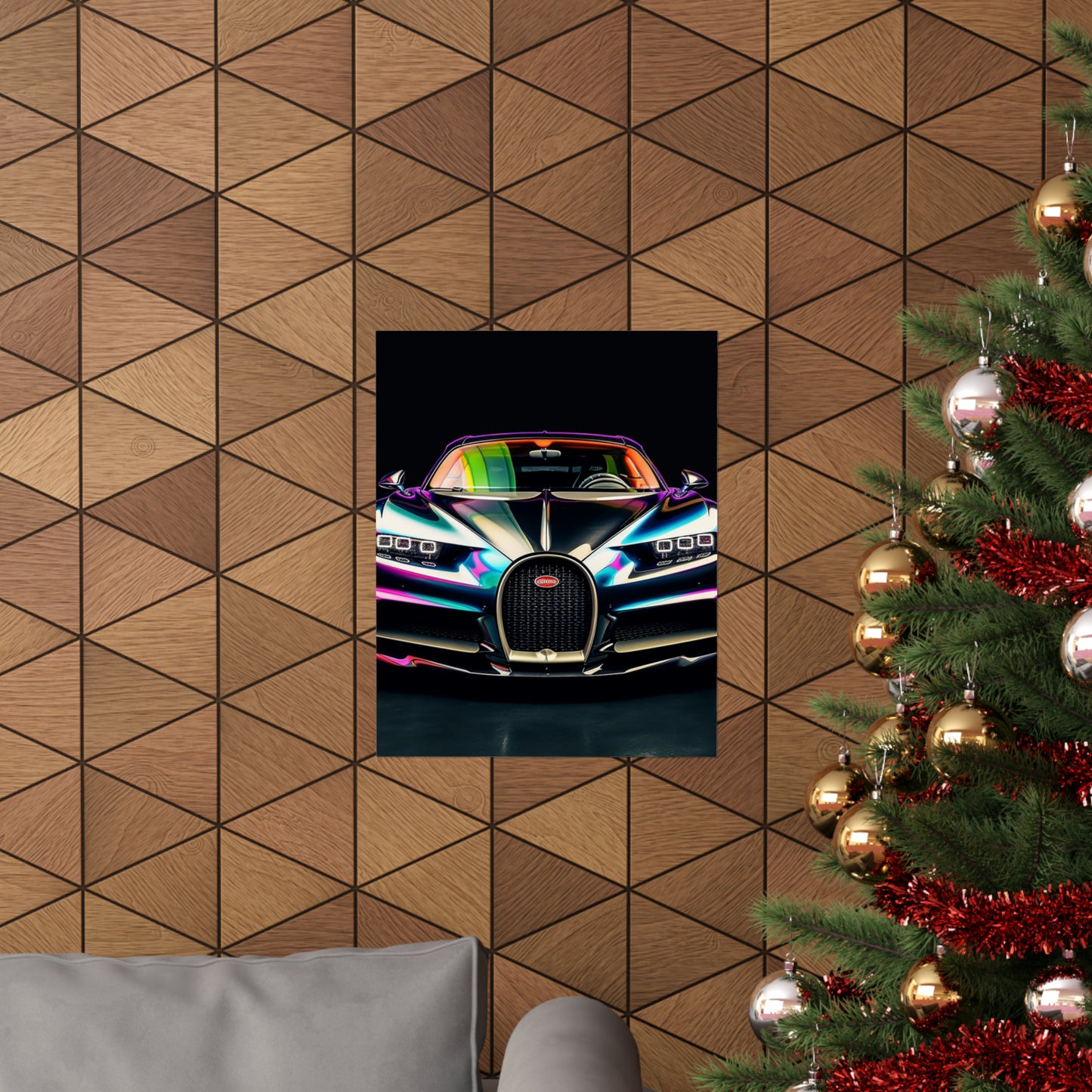 Premium Matte Vertical Posters Hyper Bugatti Chiron 4