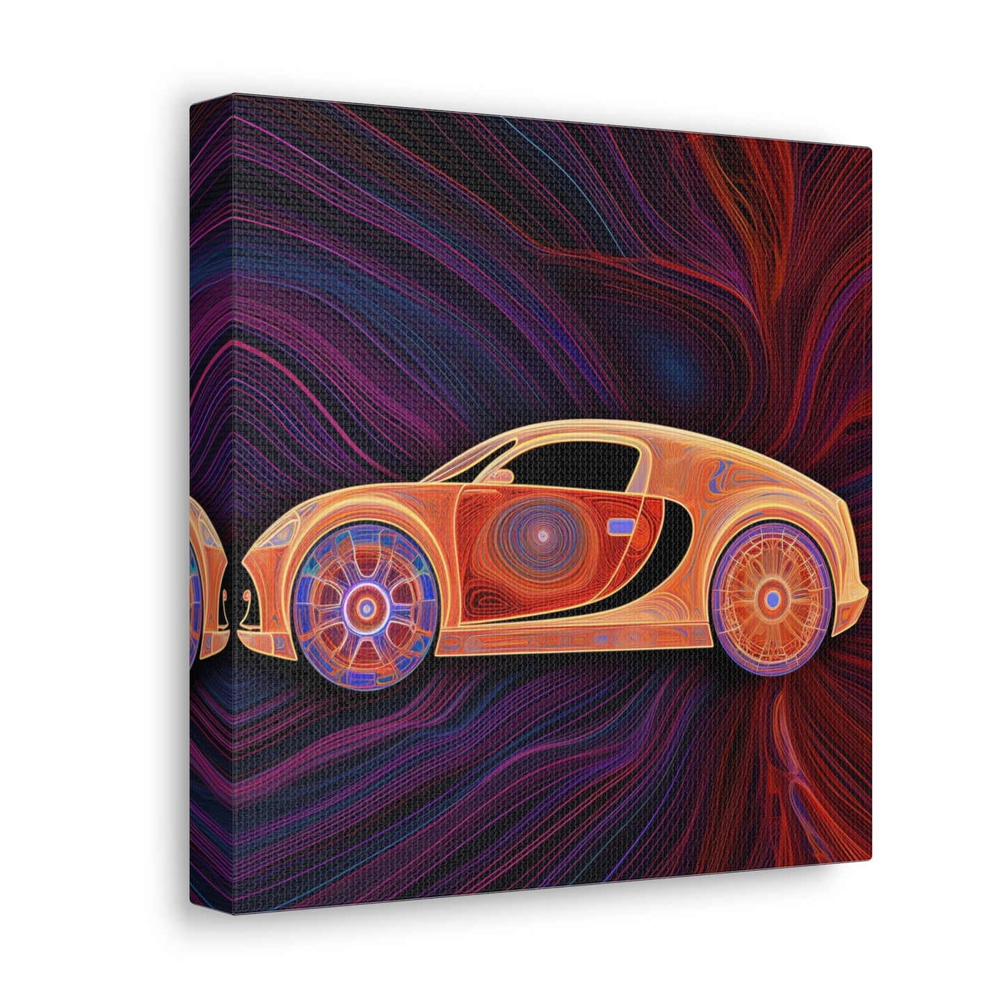 Canvas Gallery Wraps Bugatti Abstract Concept 2