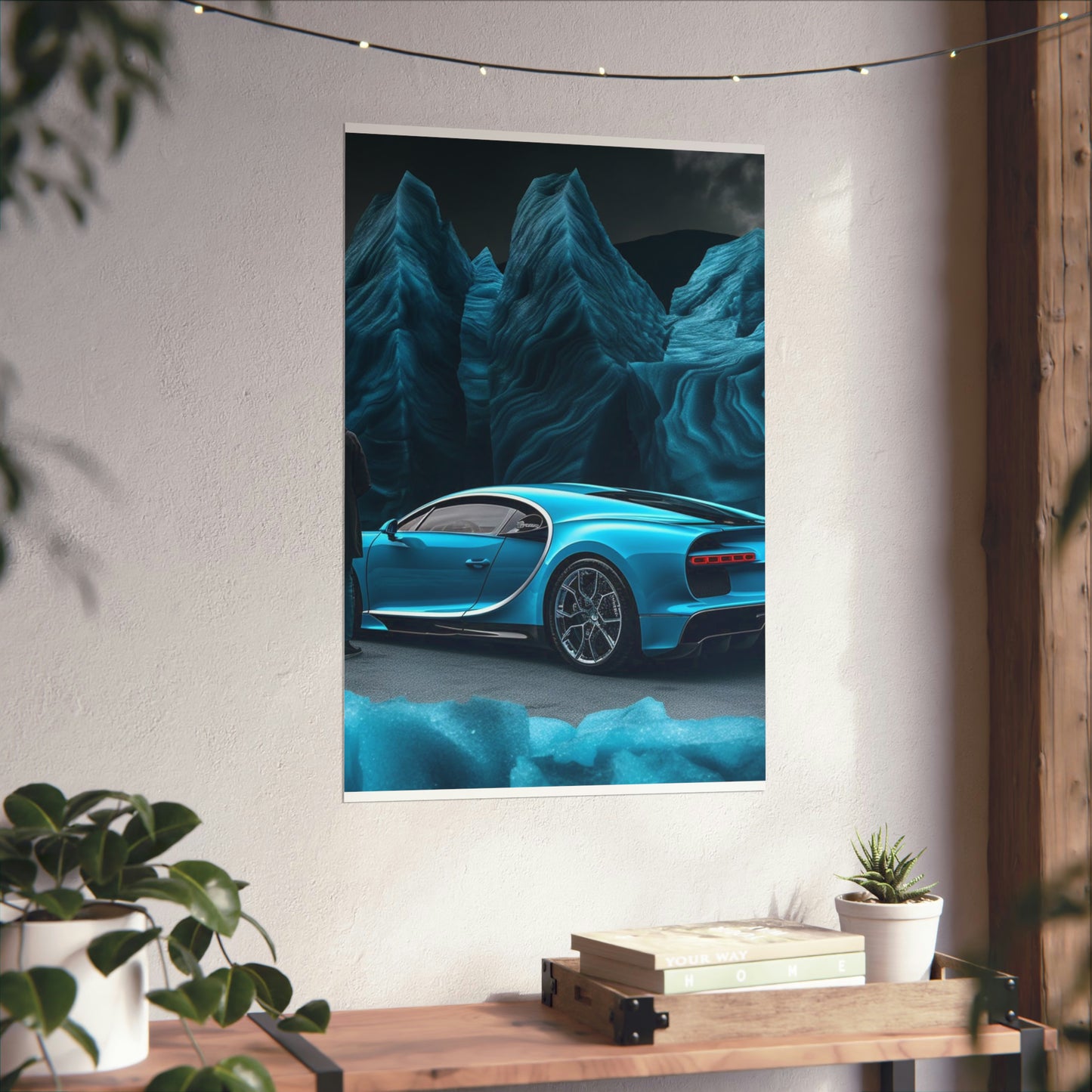 Premium Matte Vertical Posters Bugatti Real Look 3