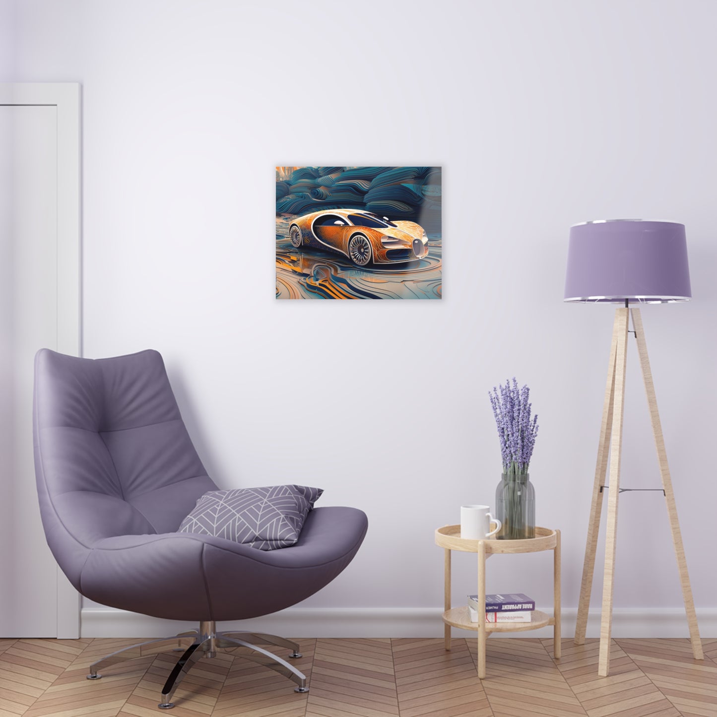 Acrylic Prints Bugatti Abstract Flair 1