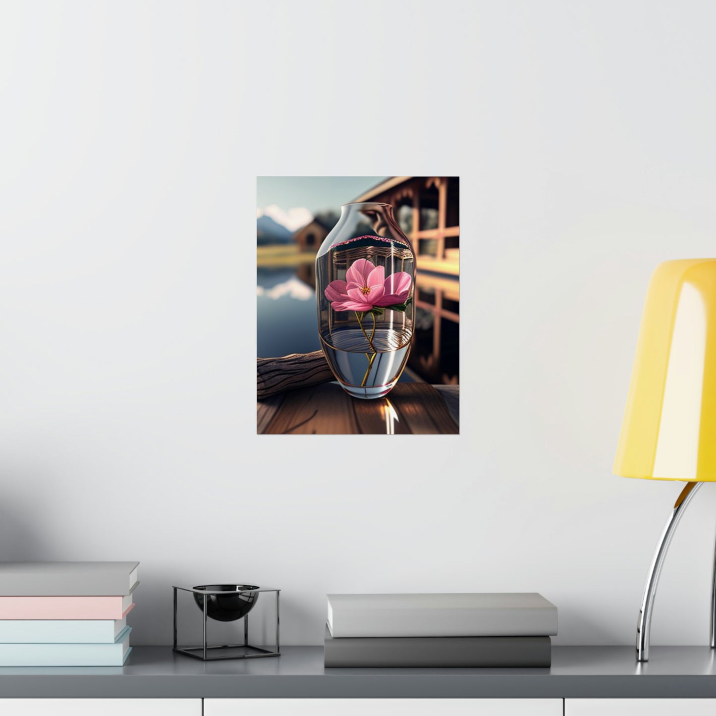 Premium Matte Vertical Posters Pink Magnolia 4