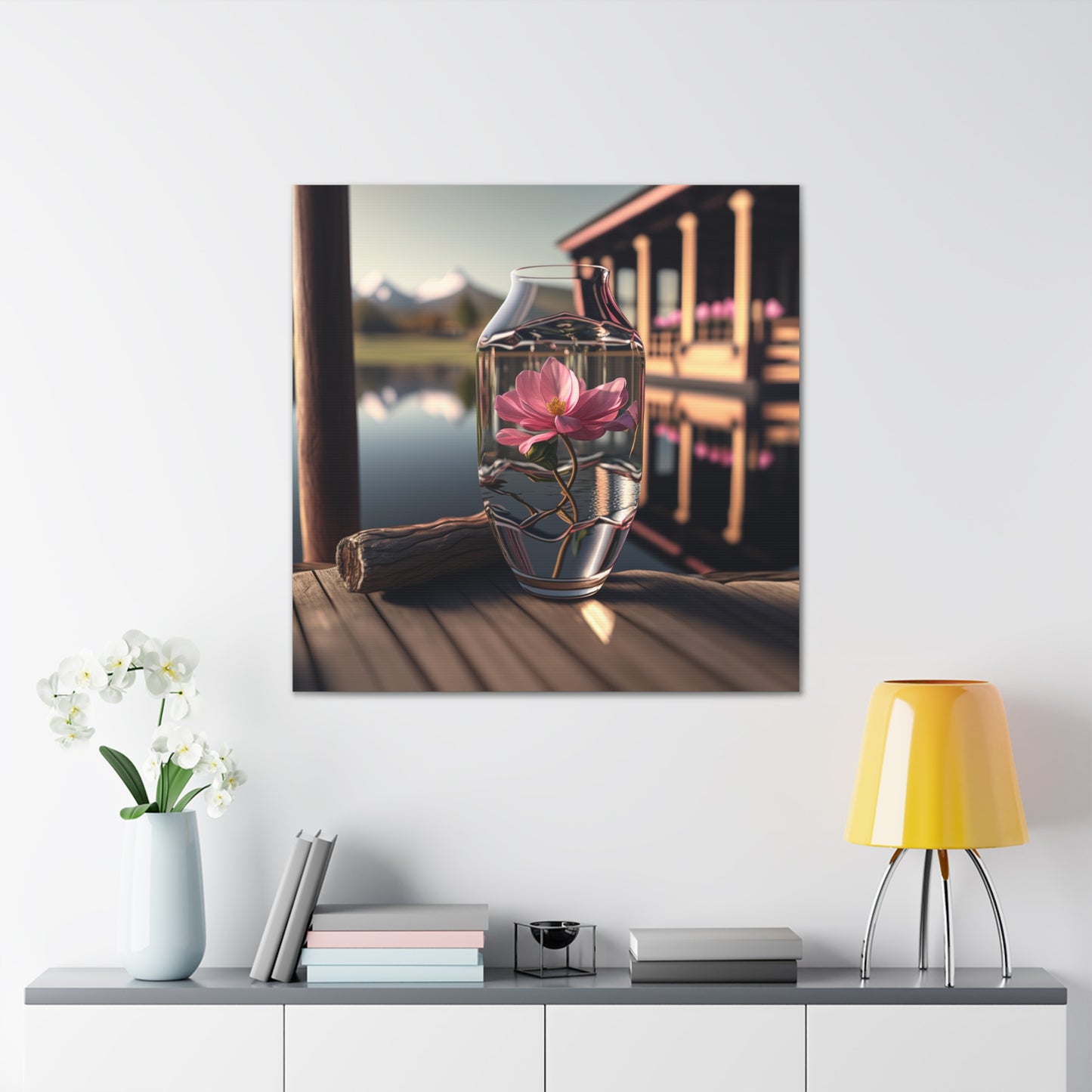 Canvas Gallery Wraps Pink Magnolia 1