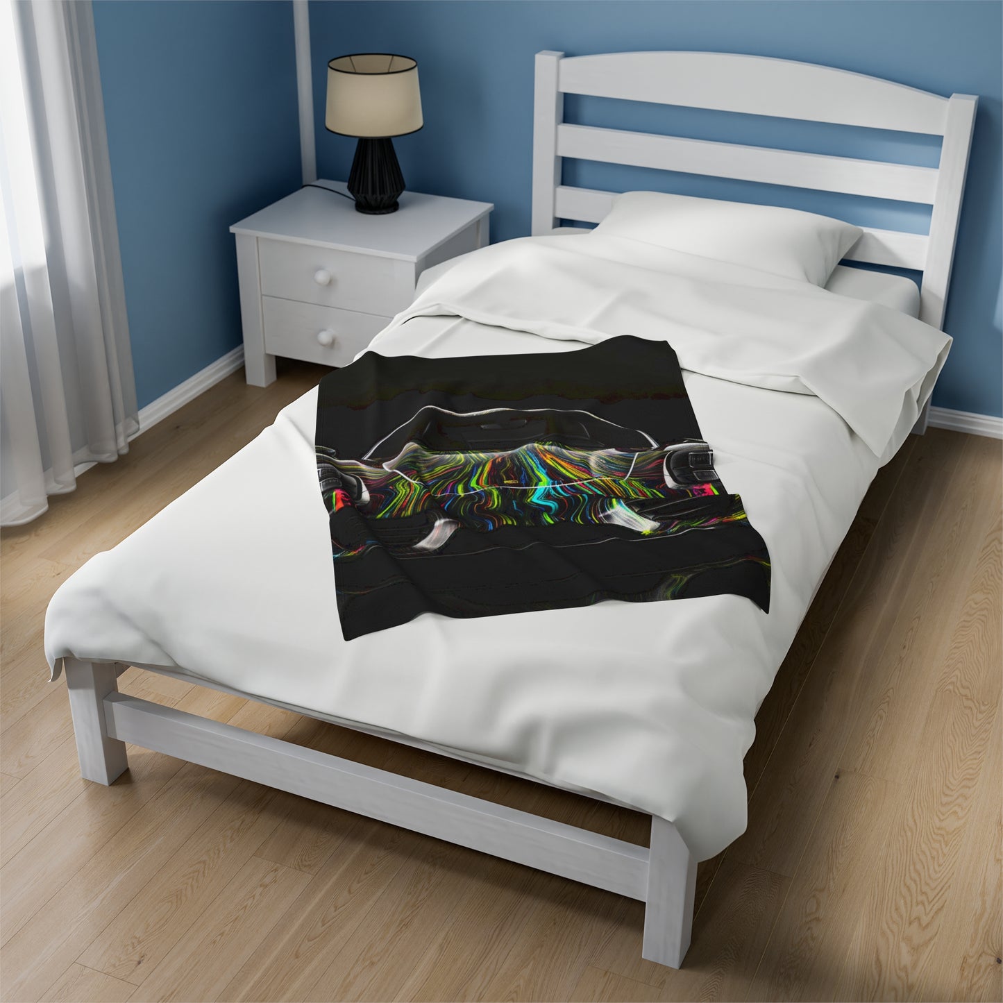 Velveteen Plush Blanket Porsche Line 3