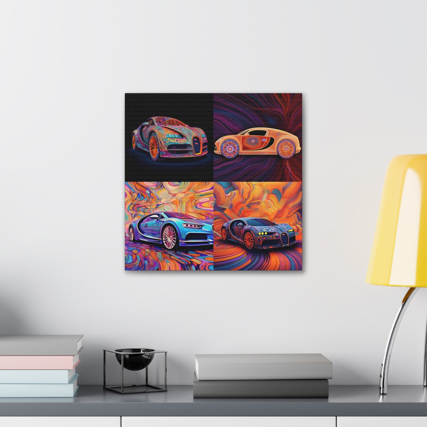 Canvas Gallery Wraps Bugatti Abstract Concept 5