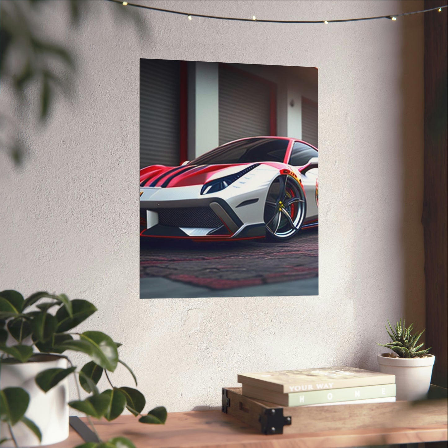 Premium Matte Vertical Posters Ferrari Hyper 3