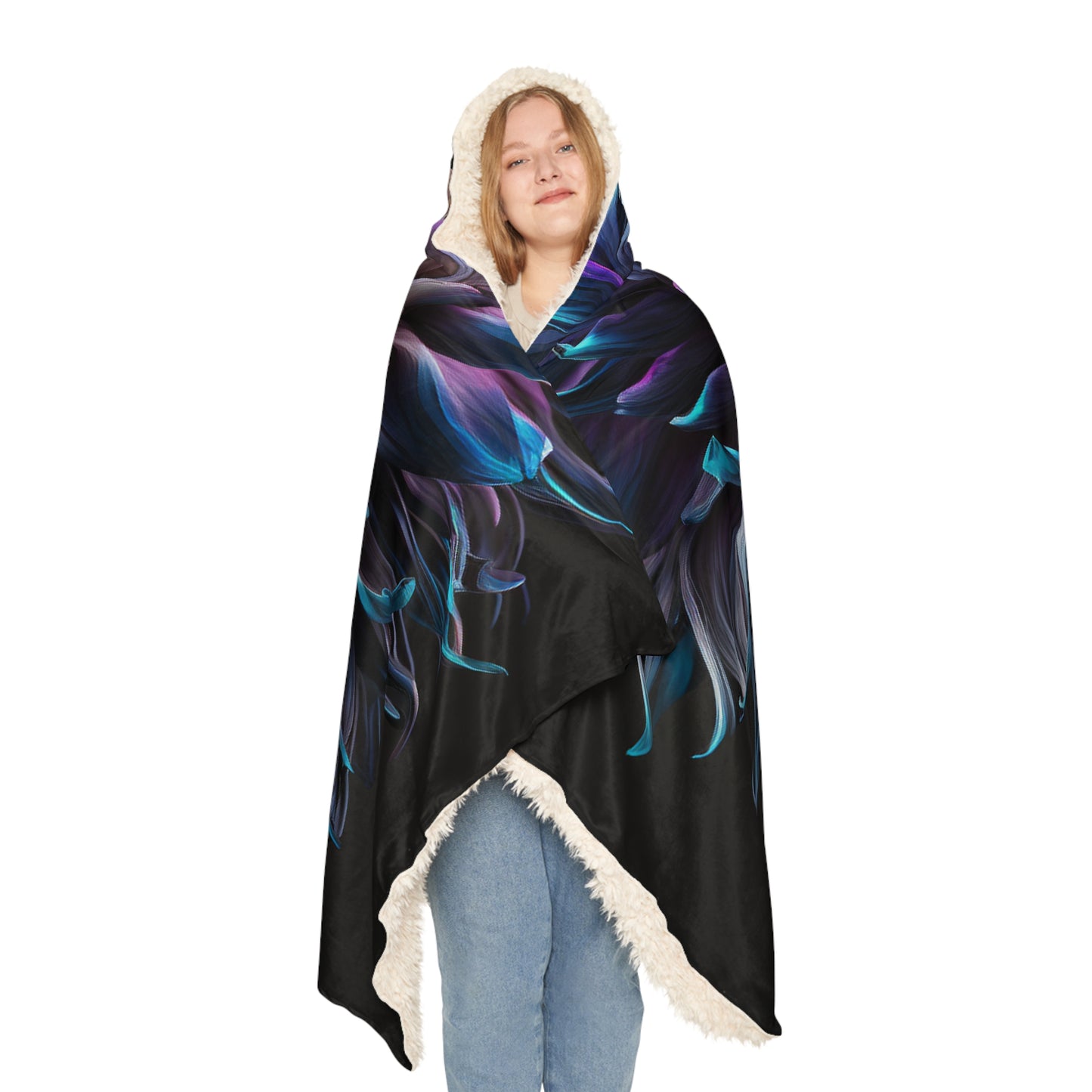 Snuggle Hooded Blanket Dahlia Purple 3