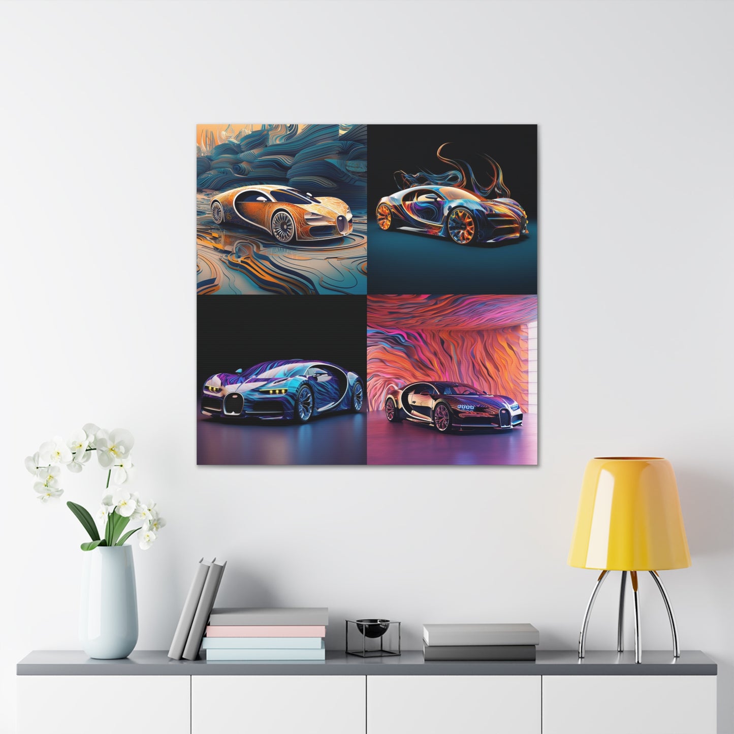 Canvas Gallery Wraps Bugatti Abstract Flair 5