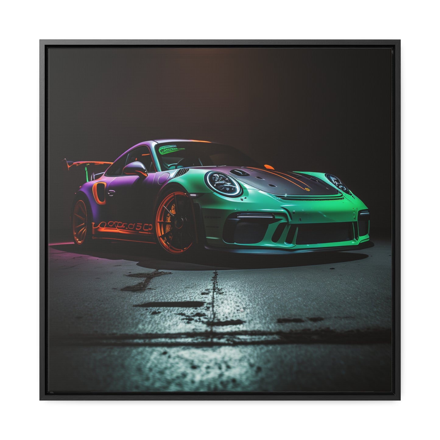 Gallery Canvas Wraps, Square Frame Porsche Color 4