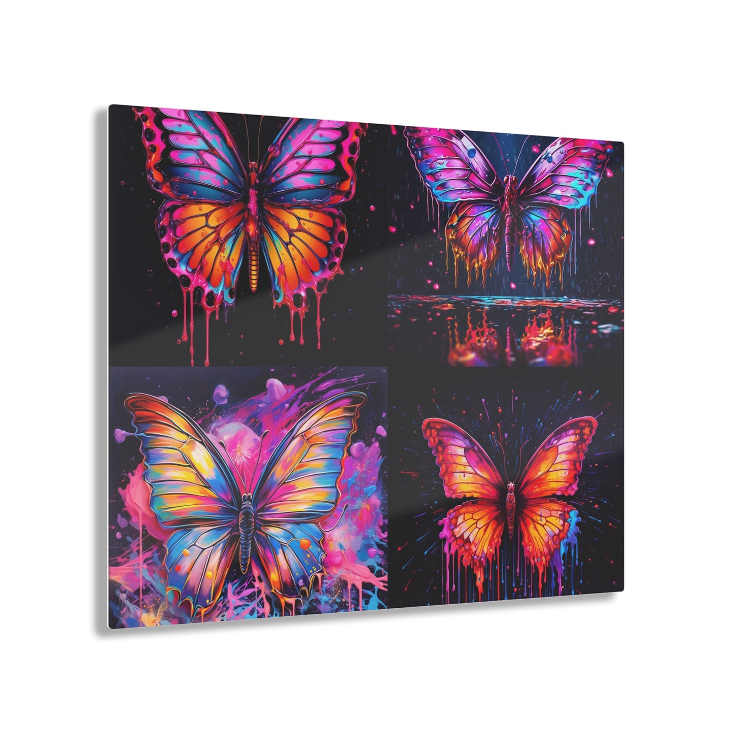 Acrylic Prints Pink Butterfly Flair 5