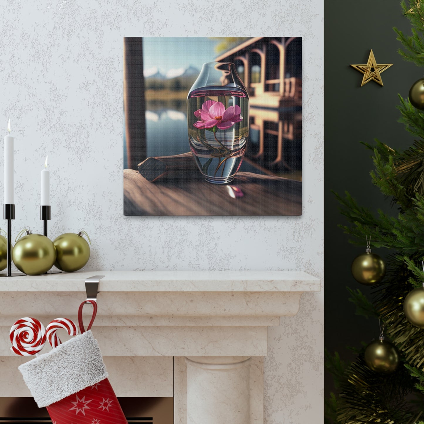 Canvas Gallery Wraps Pink Magnolia 3