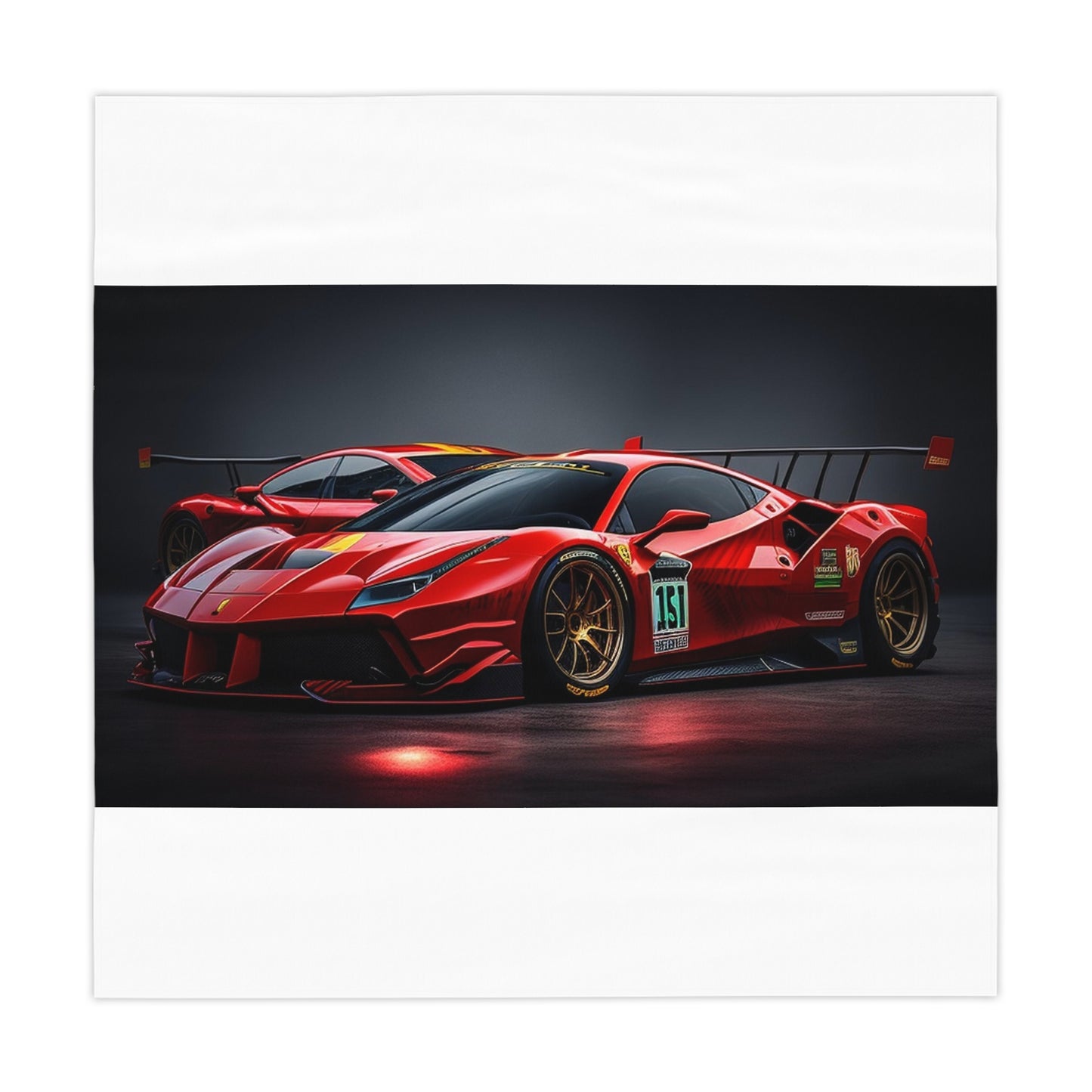 Tablecloth Ferrari Red 2