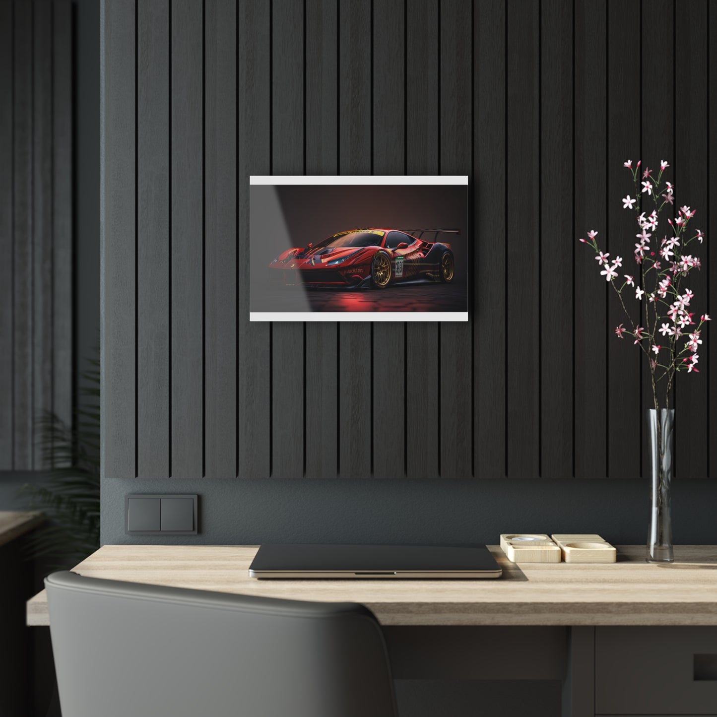 Acrylic Prints Ferrari Red 1