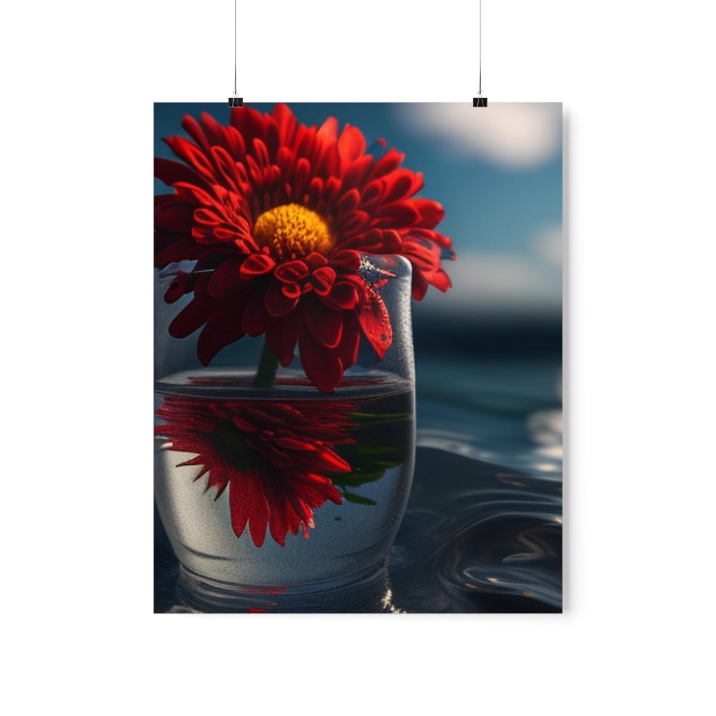 Premium Matte Vertical Posters Chrysanthemum 3