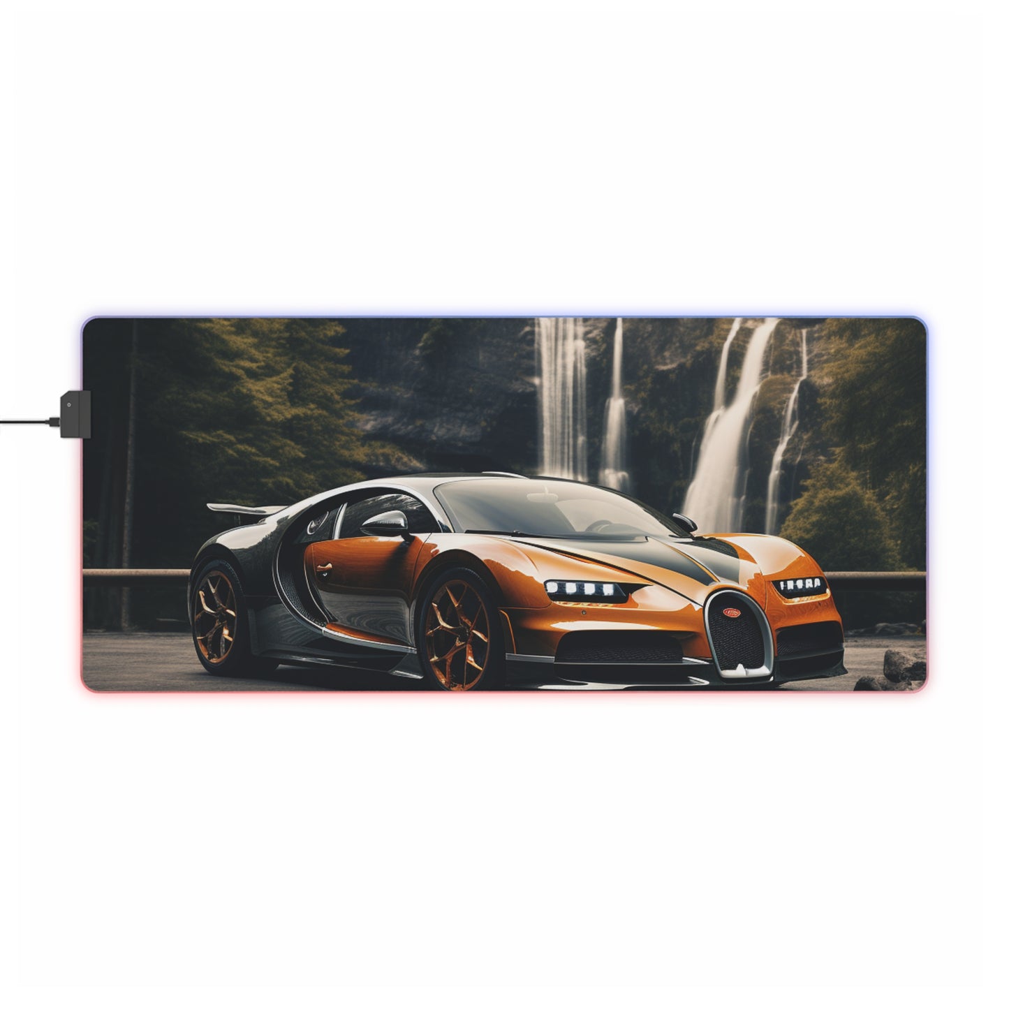 LED Gaming Mouse Pad Bugatti Waterfall 3