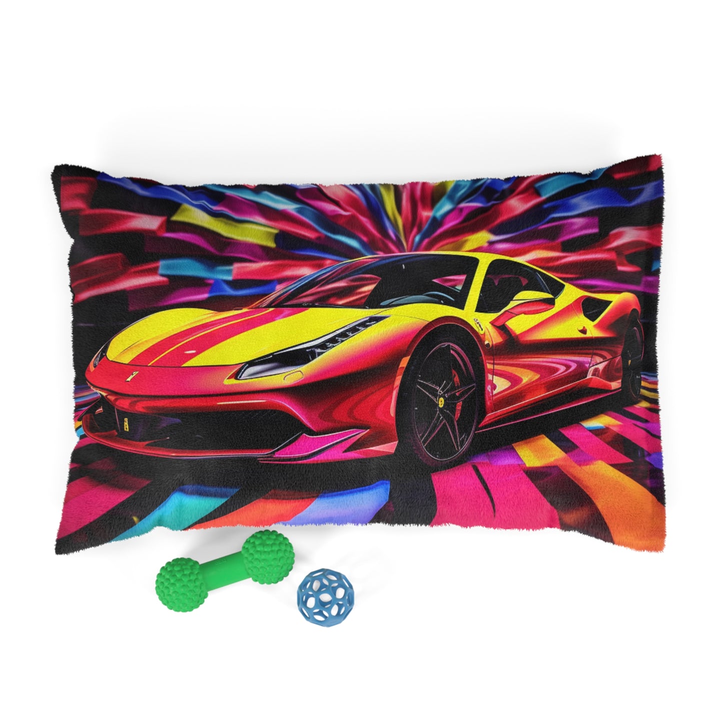 Pet Bed Macro Flag Ferrari 3