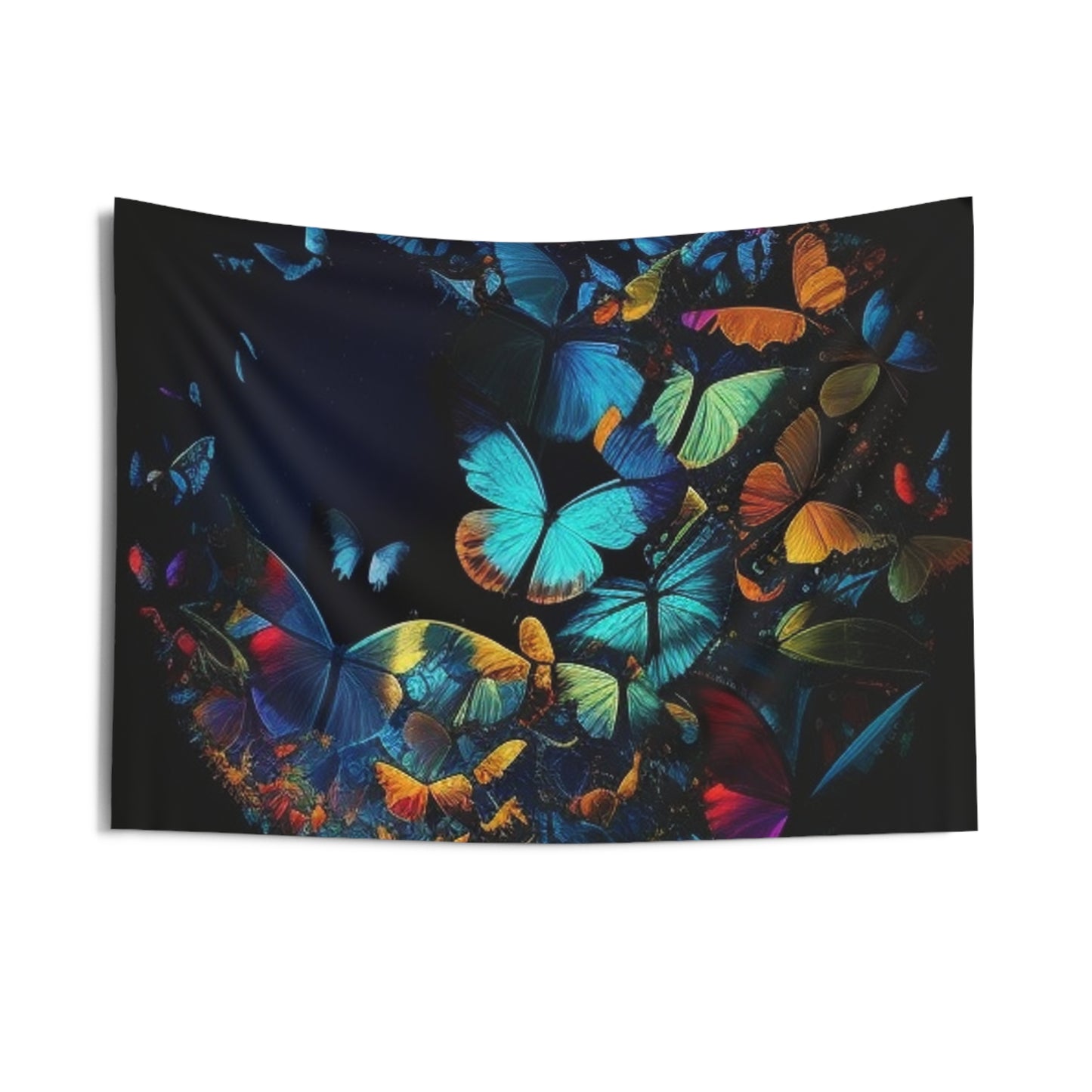 Indoor Wall Tapestries Moon Butterfly 1