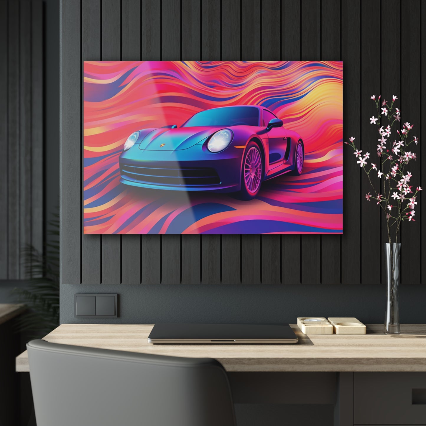 Acrylic Prints Porsche Water Fusion 3