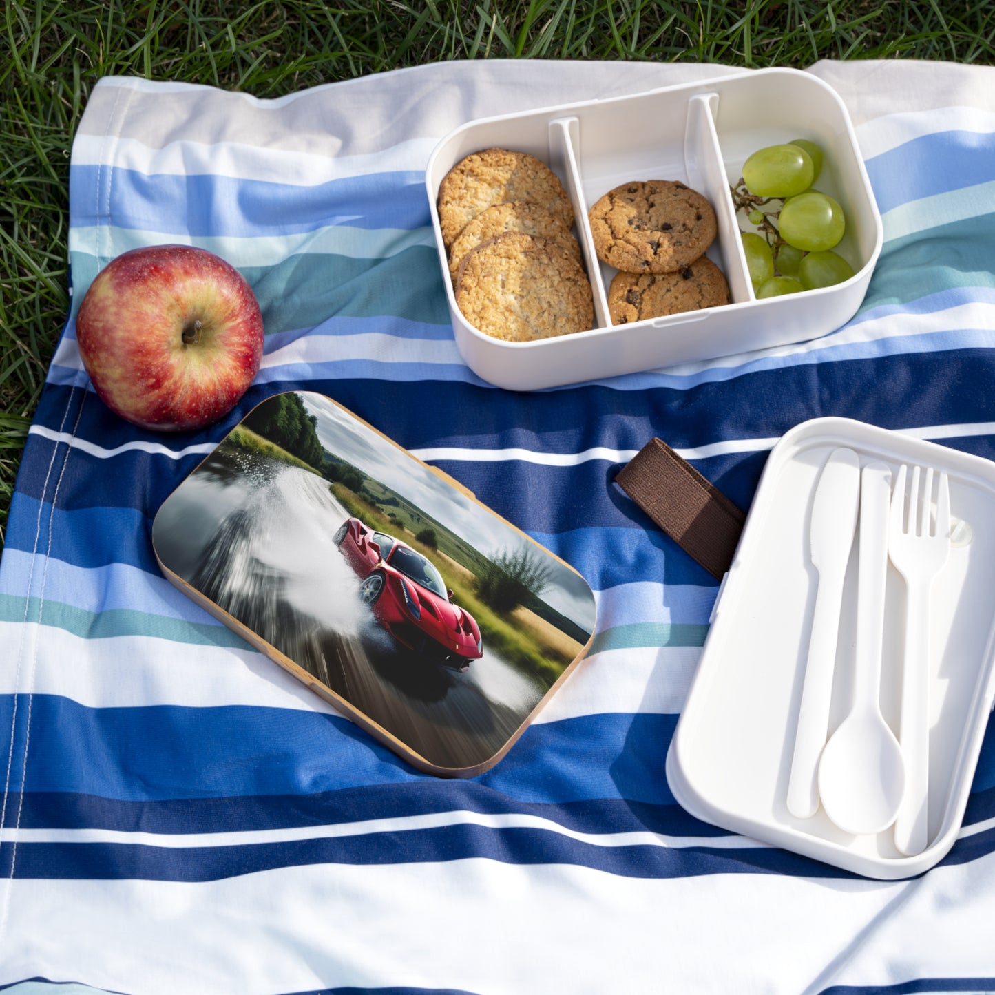 Bento Lunch Box Water Ferrari Splash 4