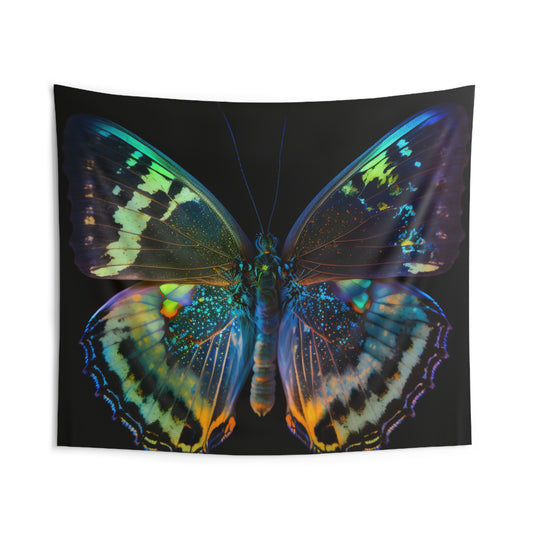 Indoor Wall Tapestries Neon Butterfly Flair 4