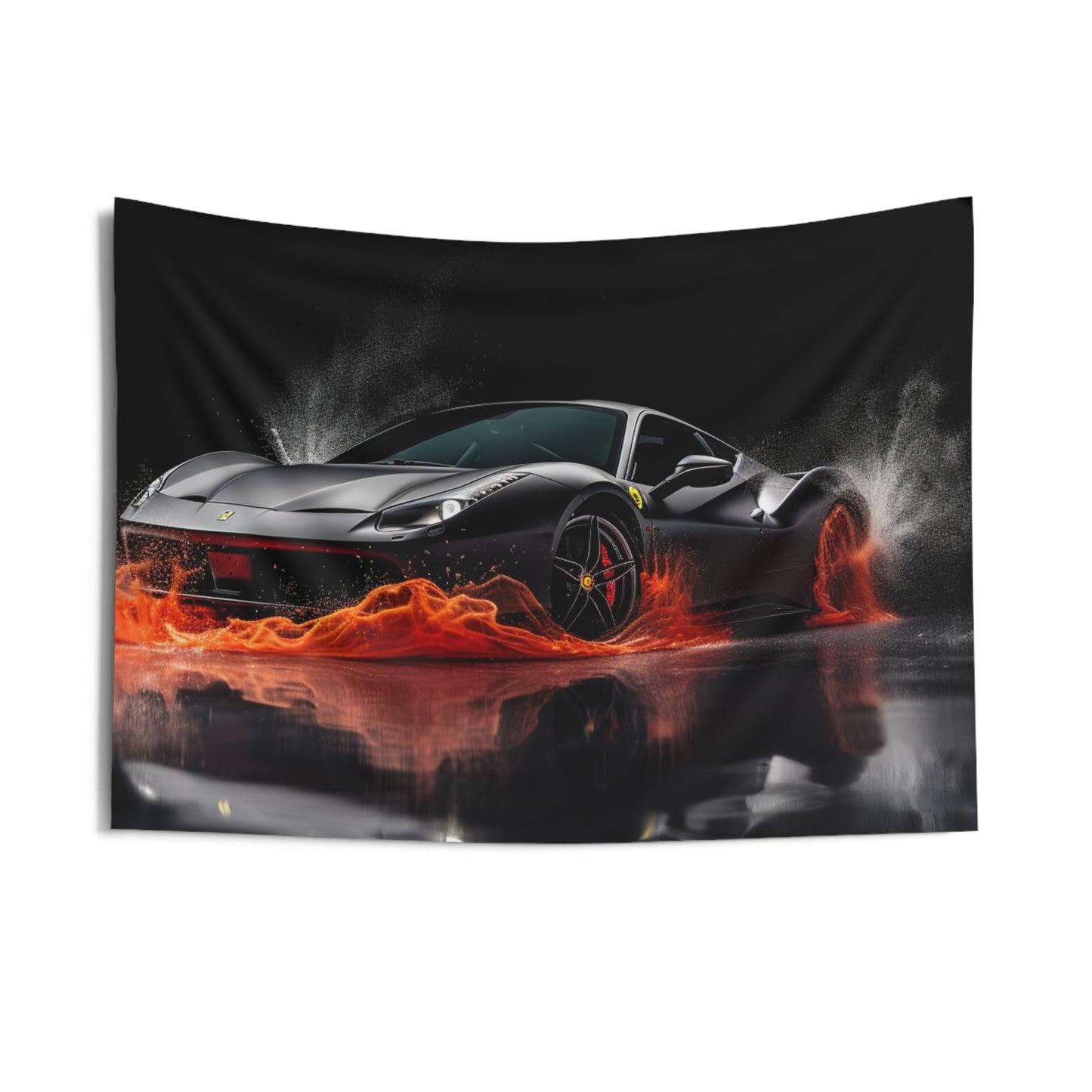 Indoor Wall Tapestries Ferrari Water Splash 3