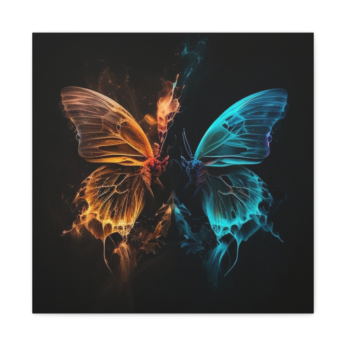 Canvas Gallery Wraps Neon Glo Butterfly 4