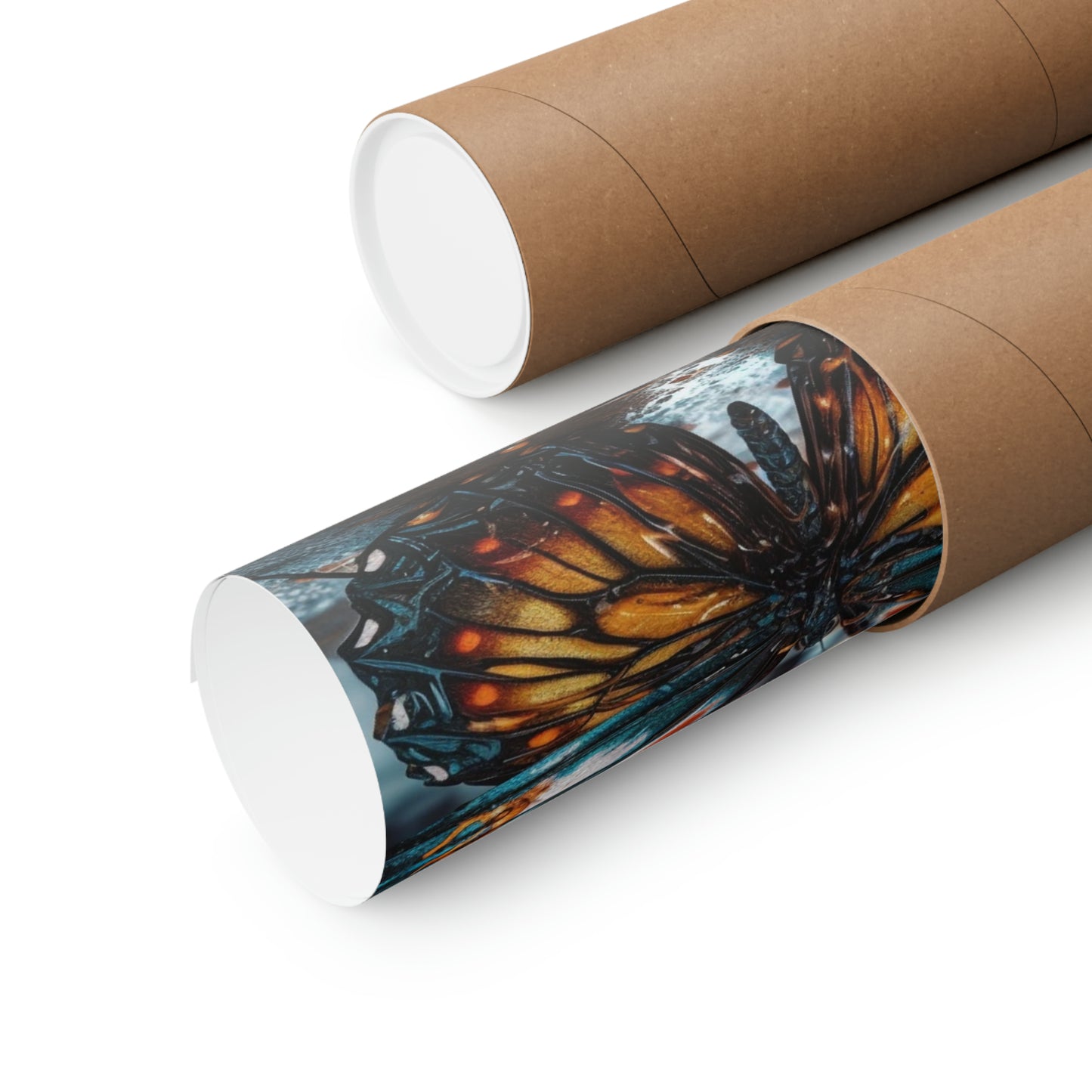 Premium Matte Vertical Posters Water Butterfly Street 3