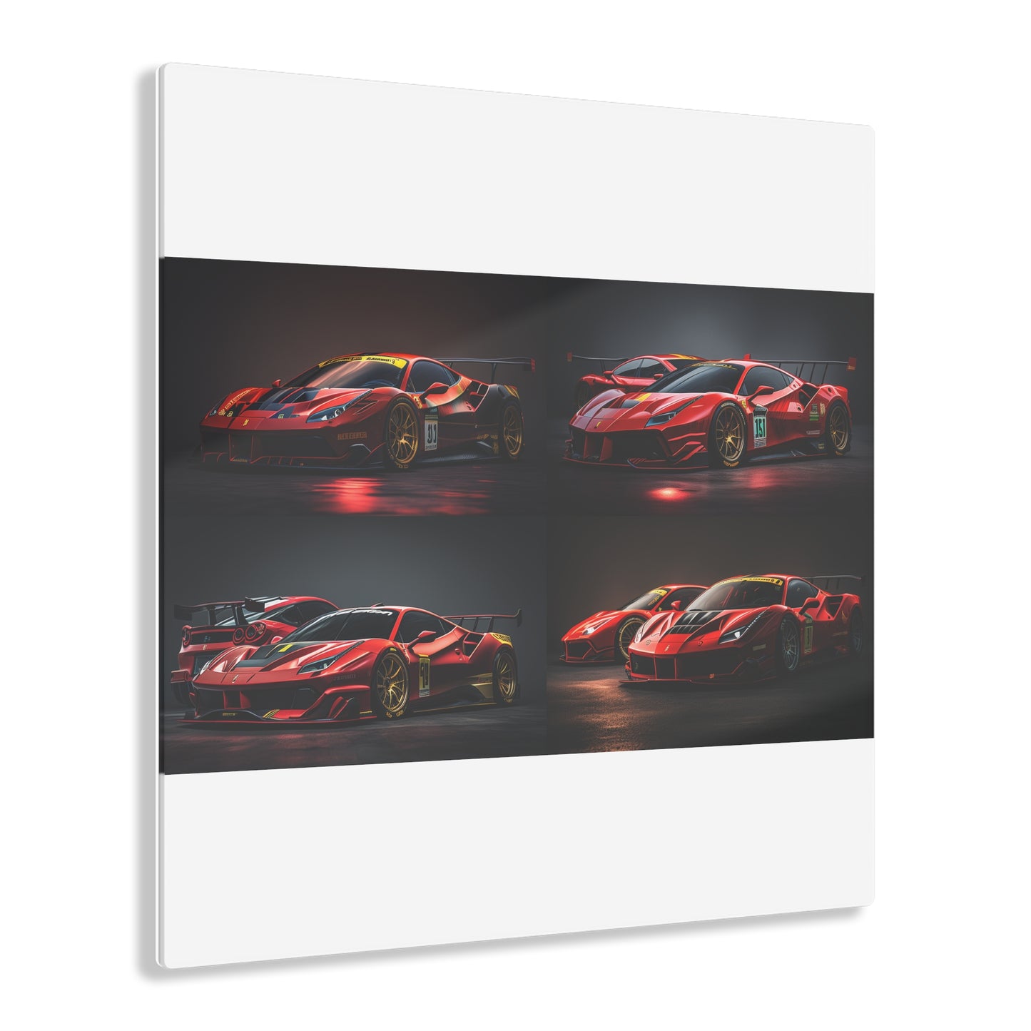 Acrylic Prints Ferrari Red 5