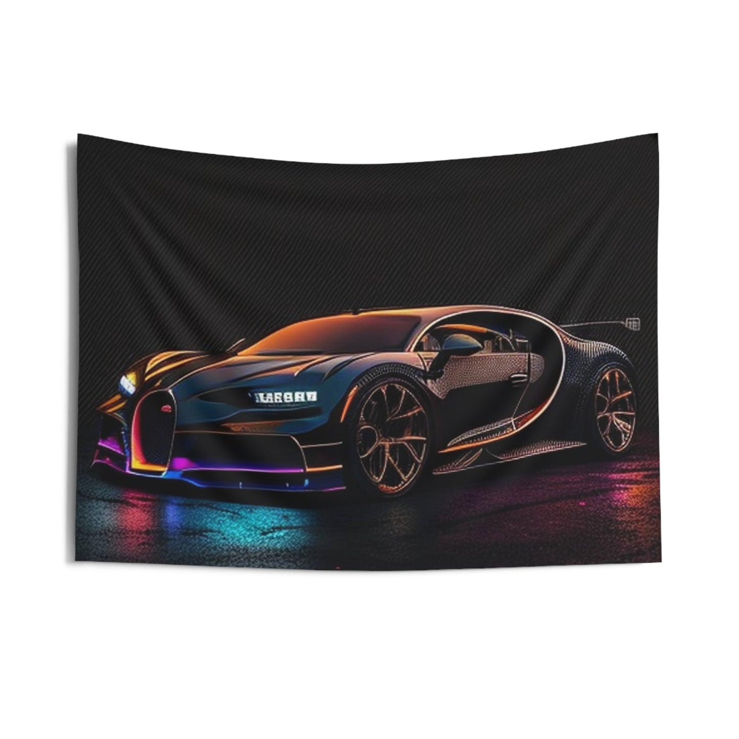 Indoor Wall Tapestries Bugatti Chiron Super 4