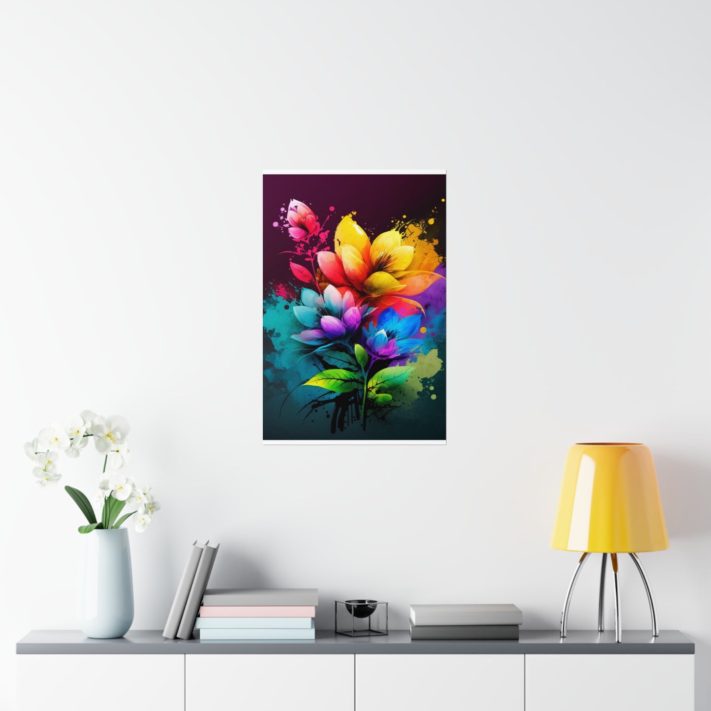 Premium Matte Vertical Posters Bright Spring Flowers 3