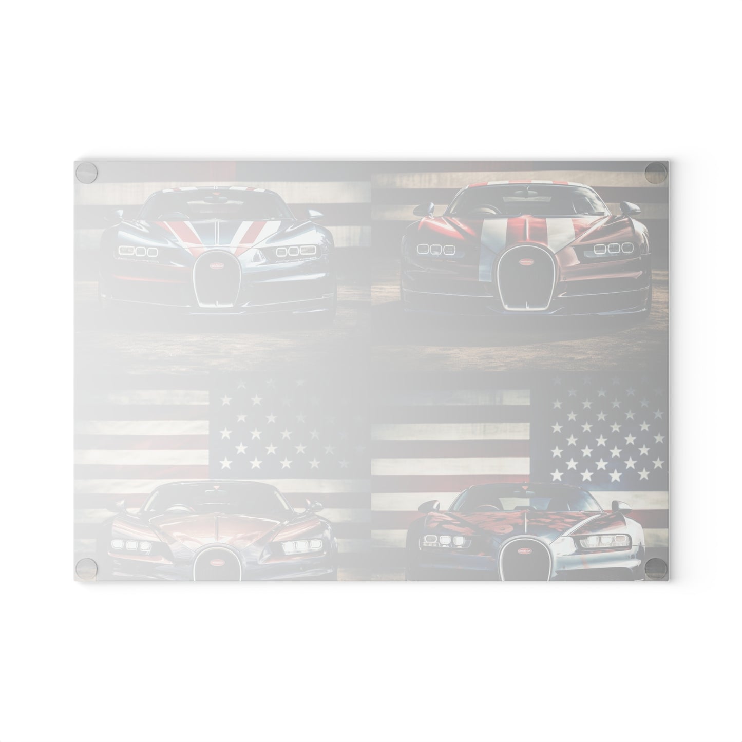 Glass Cutting Board Bugatti Flag 5