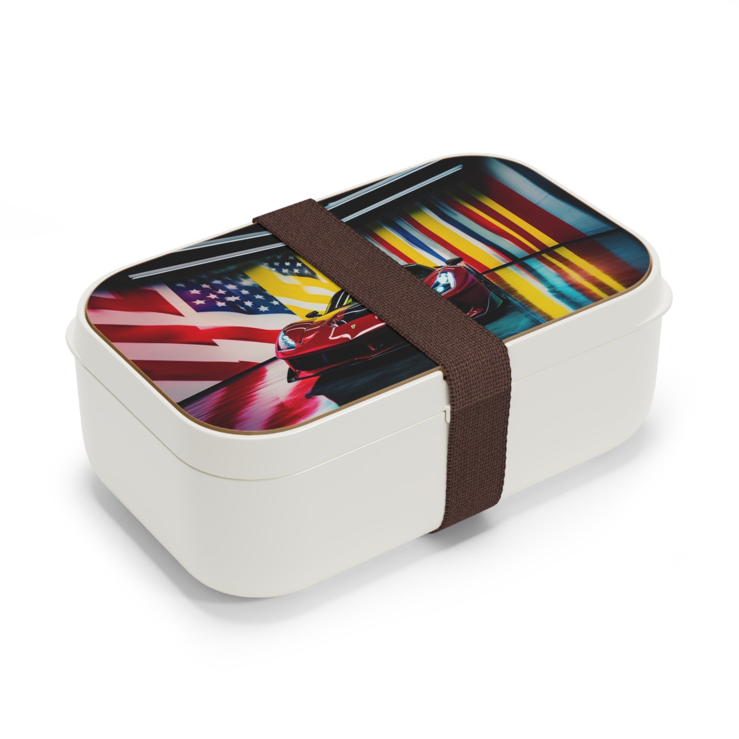 Bento Lunch Box Macro Flag Ferrari 2