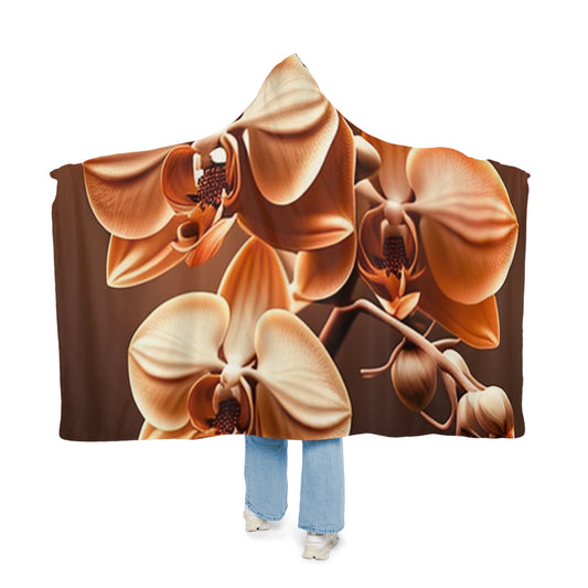 Snuggle Hooded Blanket orchid pedals 3