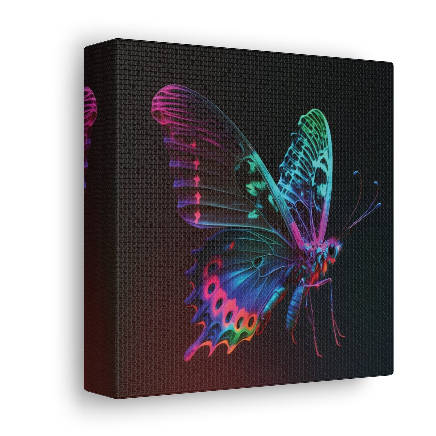 Canvas Gallery Wraps Raw Hyper Color Butterfly 1