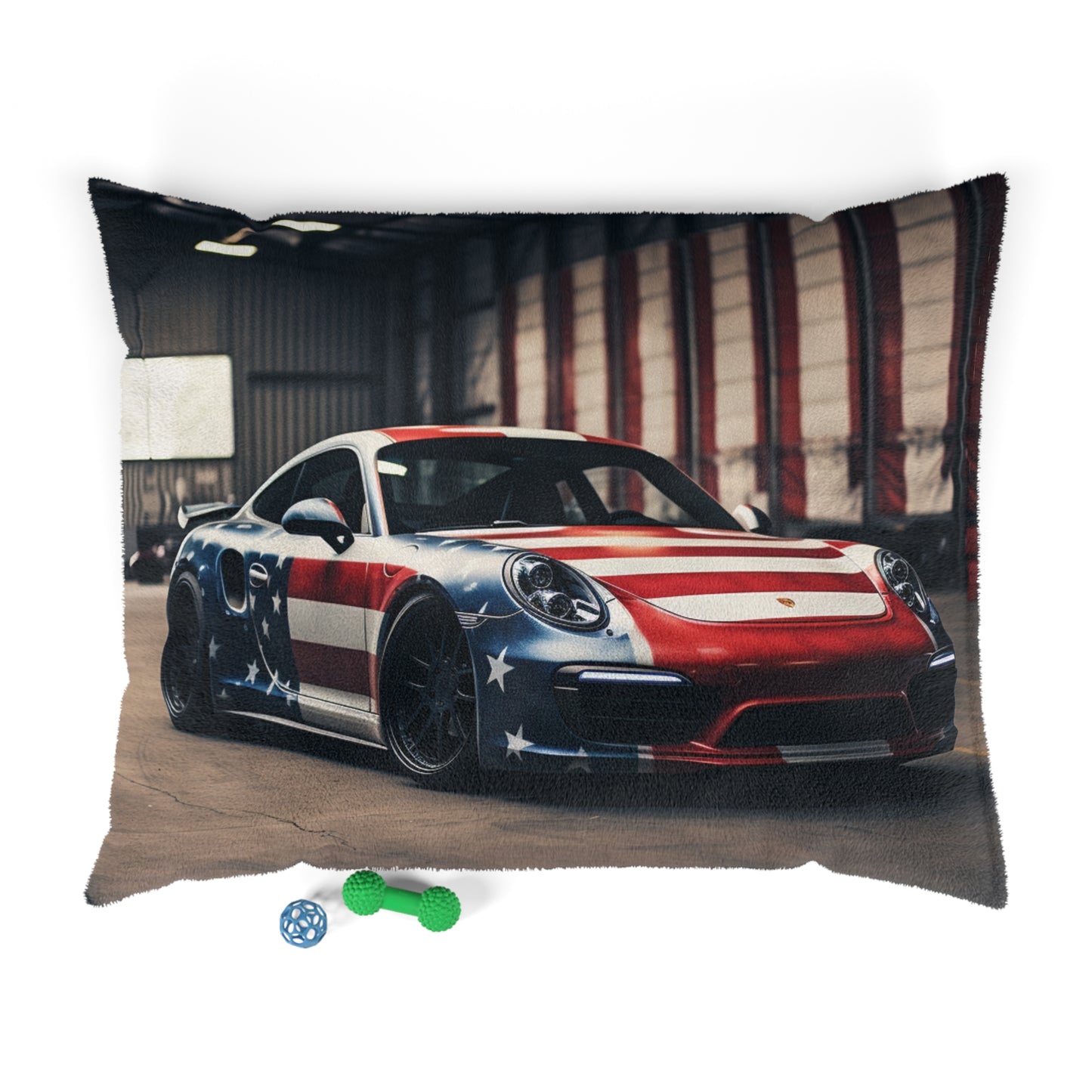 Pet Bed American Flag Porsche 2