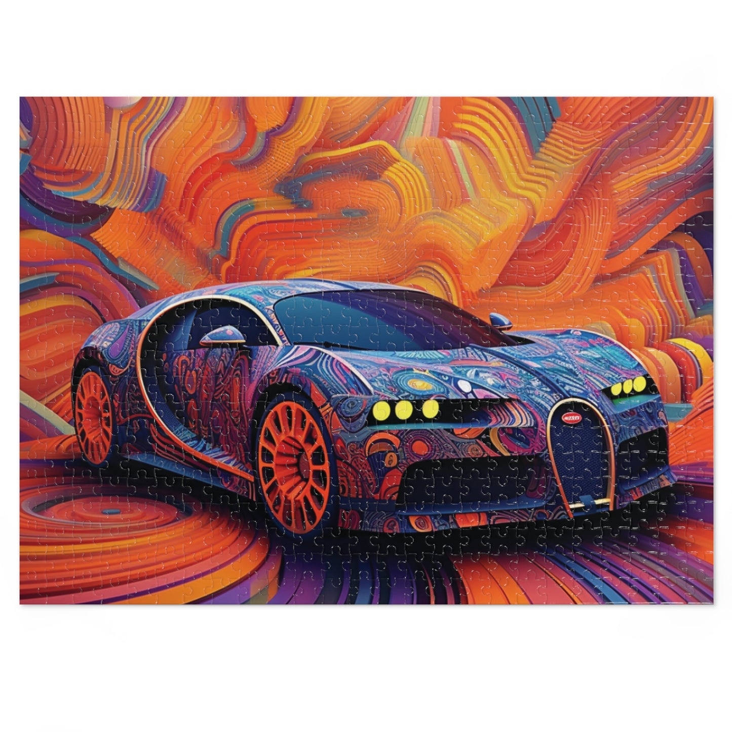 Jigsaw Puzzle (30, 110, 252, 500,1000-Piece) Bugatti Abstract Concept 4