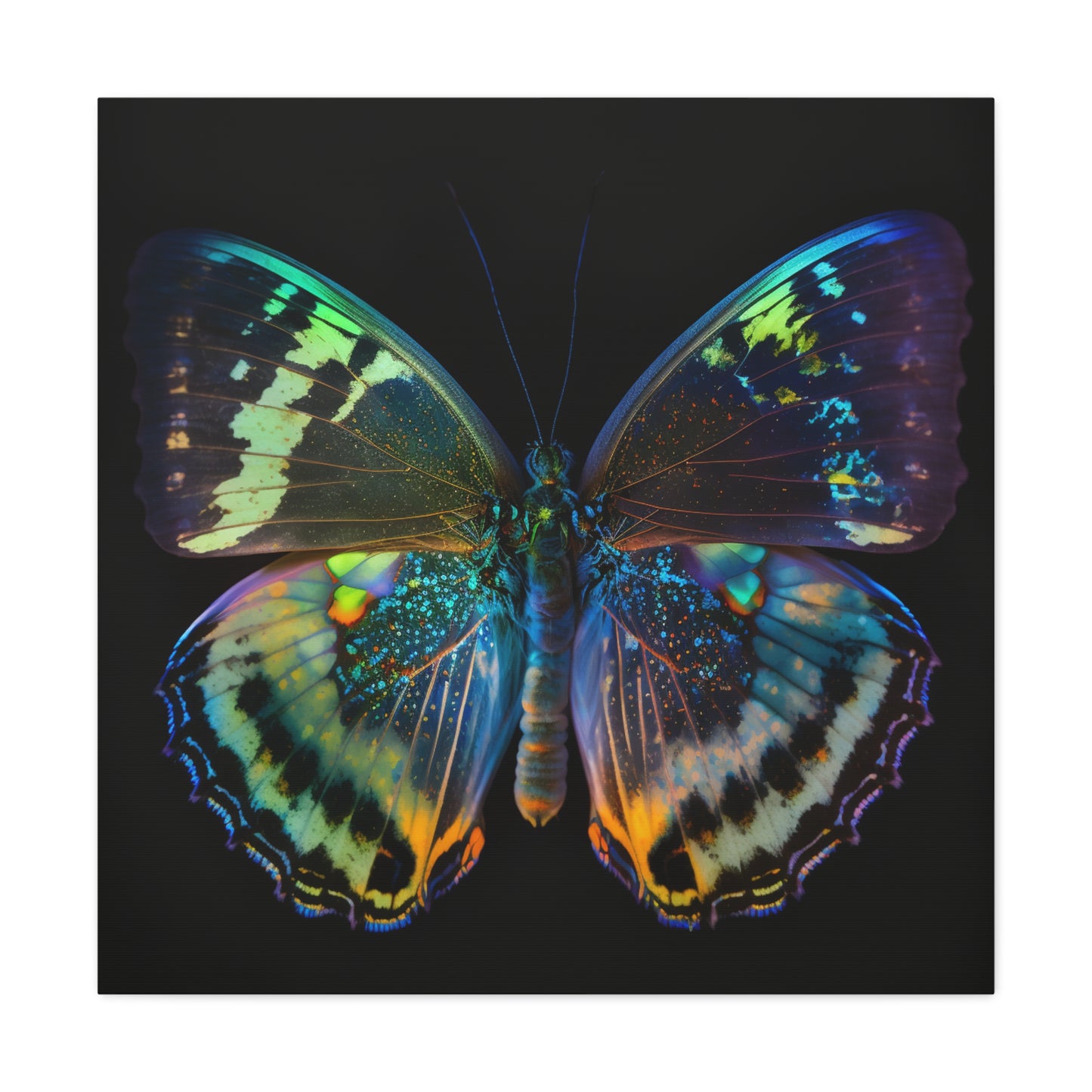 Canvas Gallery Wraps Neon Butterfly Flair 4