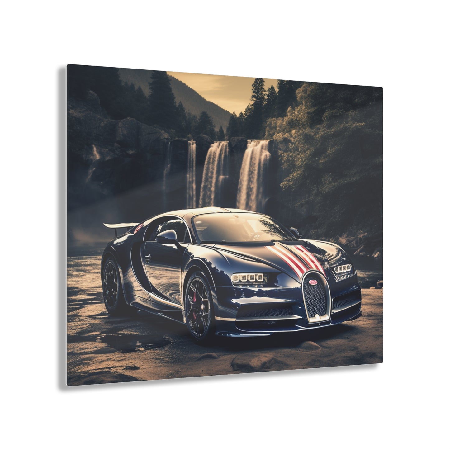 Acrylic Prints Bugatti Waterfall 2