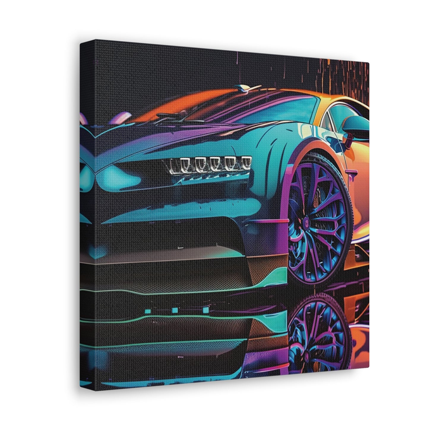 Canvas Gallery Wraps Bugatti Neon Chiron 1