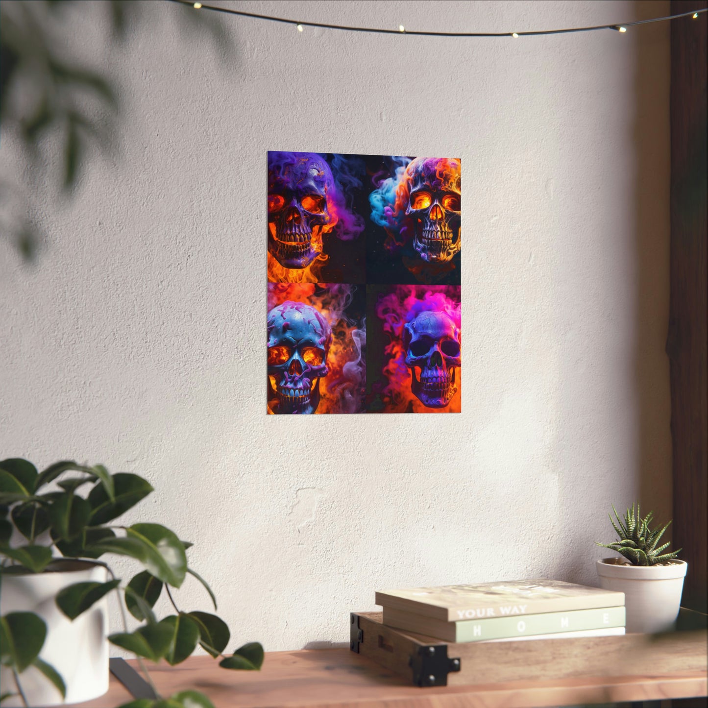 Premium Matte Vertical Posters Macro Skull 5