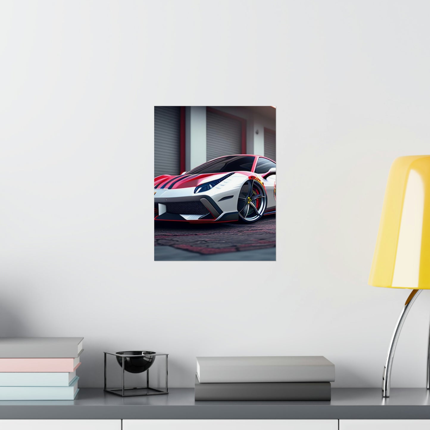 Premium Matte Vertical Posters Ferrari Hyper 3