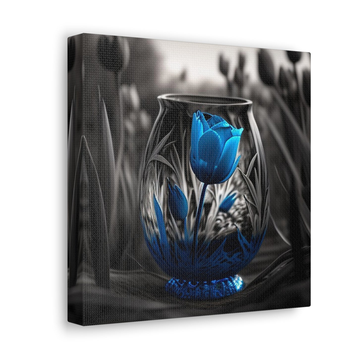 Canvas Gallery Wraps Tulip Blue 3