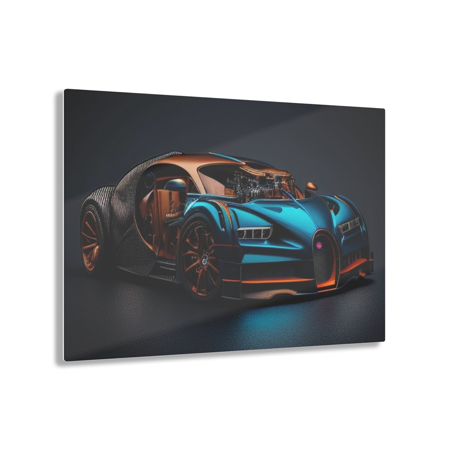 Acrylic Prints Bugatti Blue 4