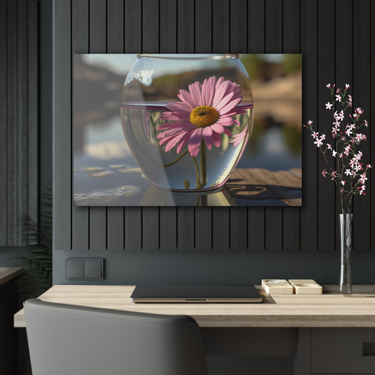 Acrylic Prints Daisy in a vase 1