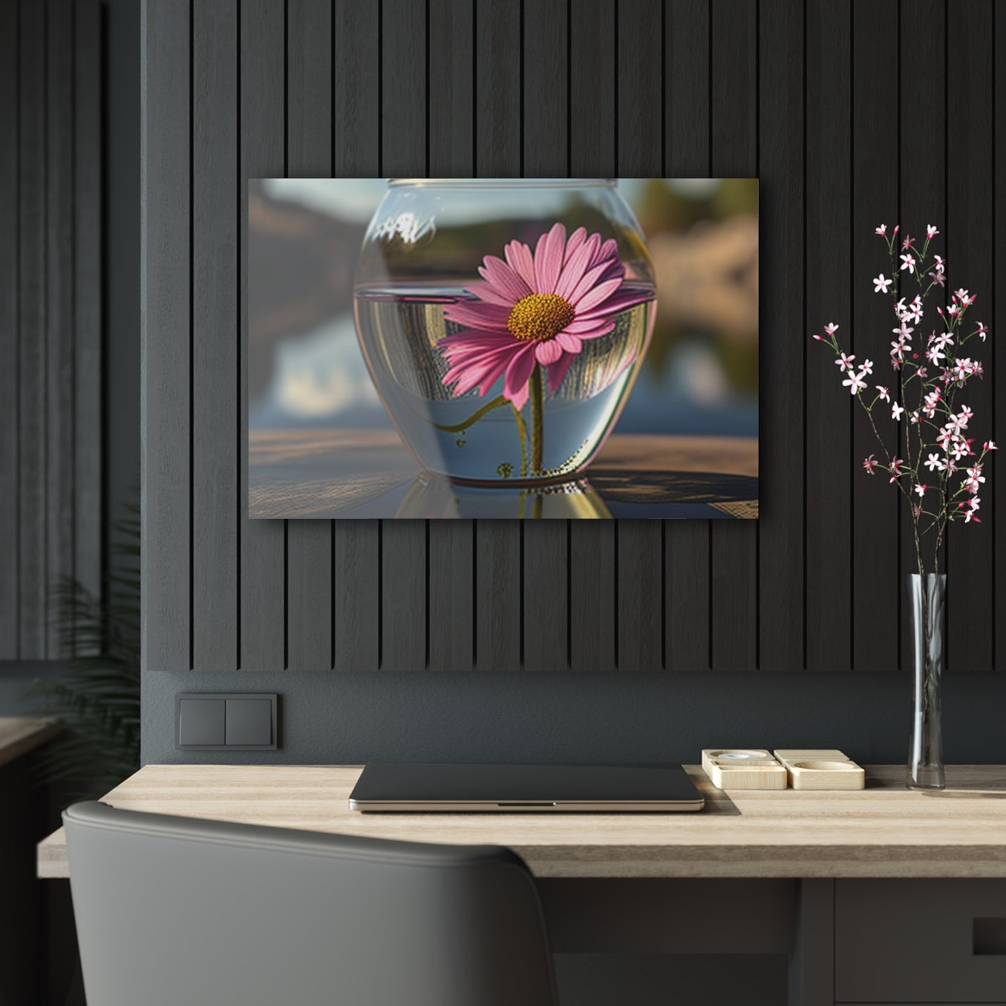 Acrylic Prints Pink Daisy 3