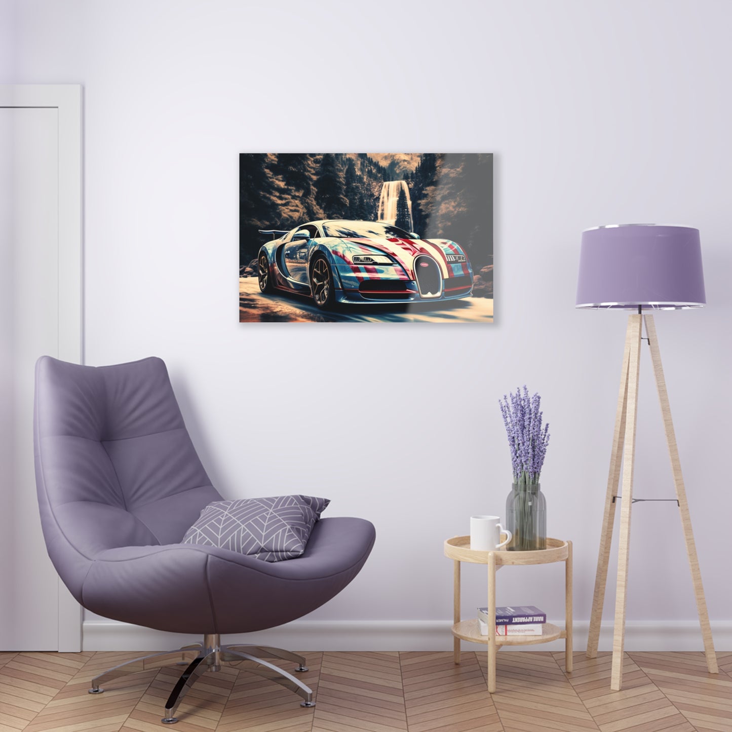 Acrylic Prints Bugatti Waterfall 1