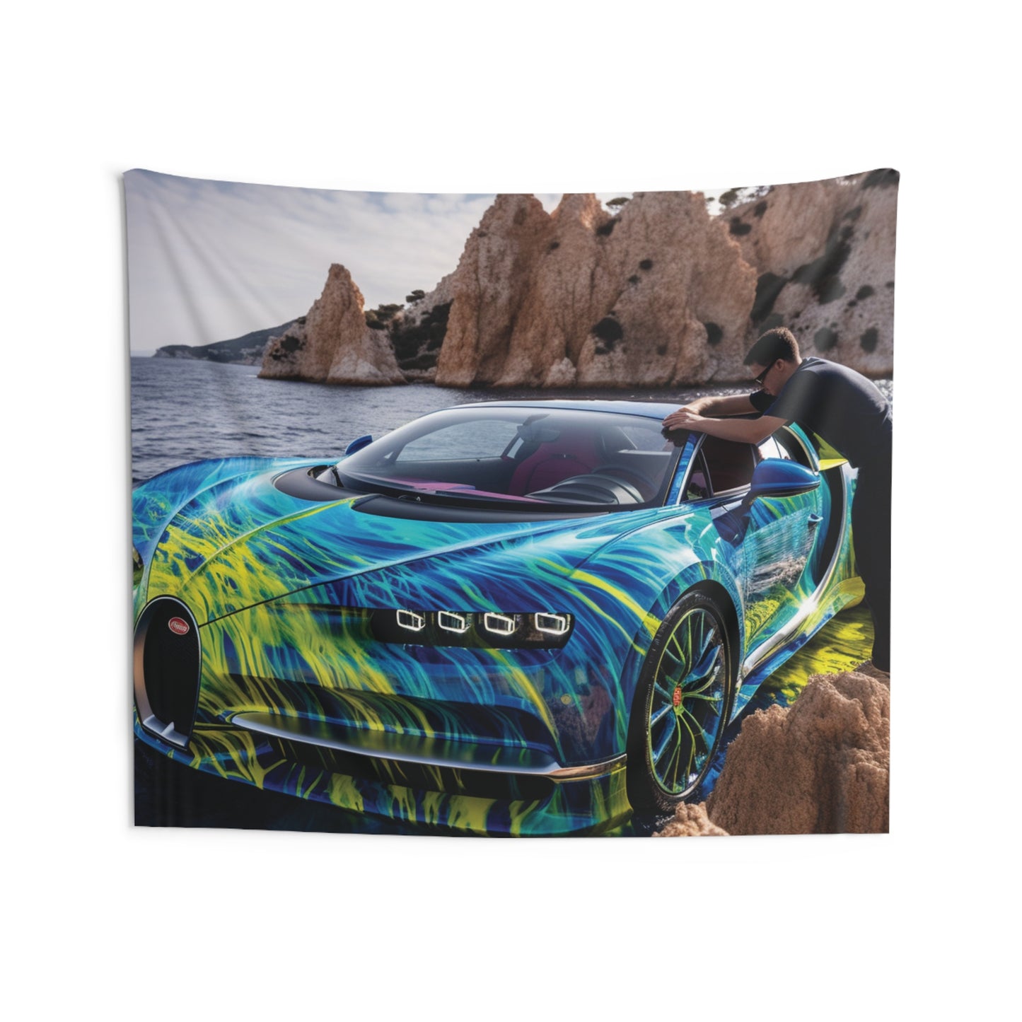 Indoor Wall Tapestries Bugatti Water 1