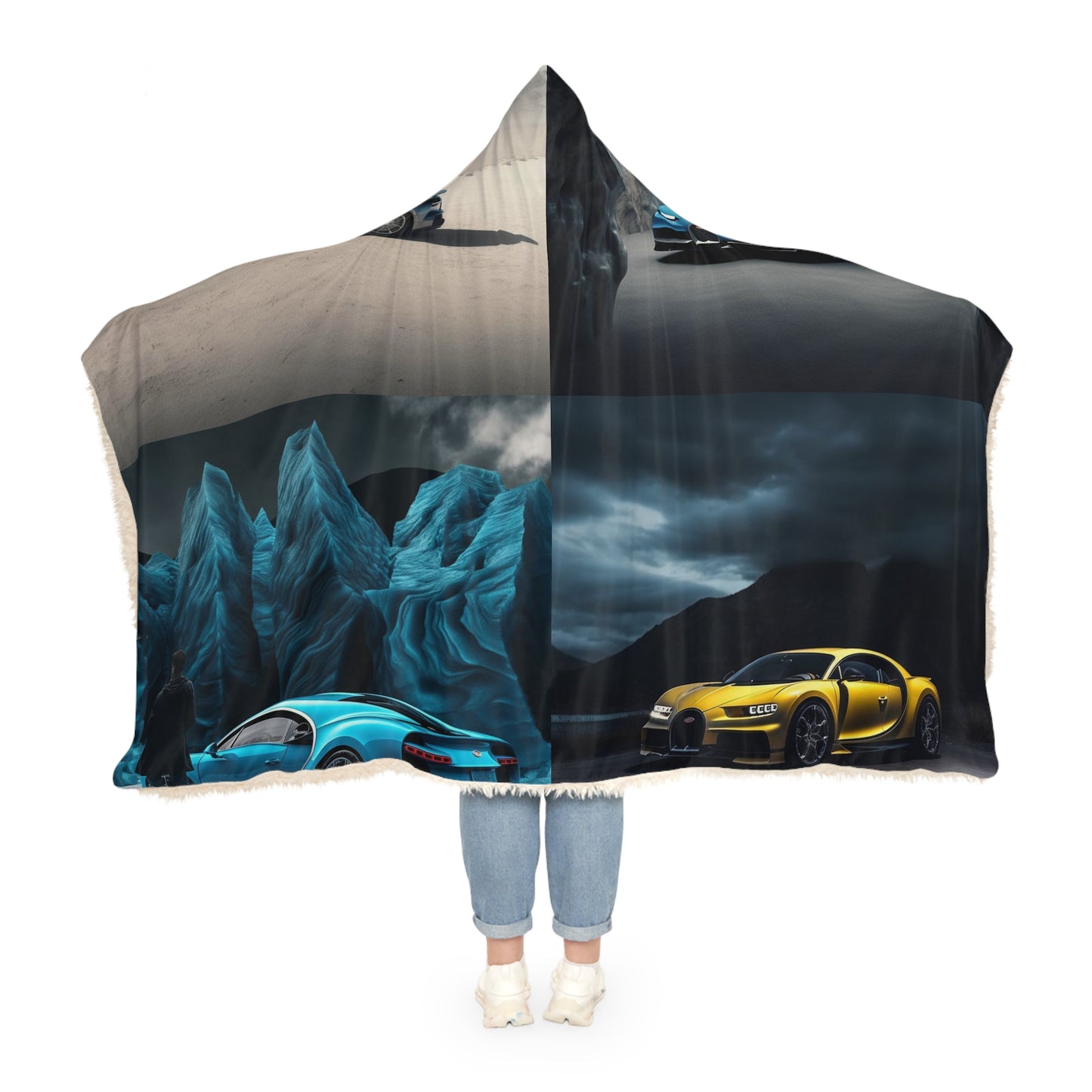 Snuggle Hooded Blanket Bugatti Real Look 5