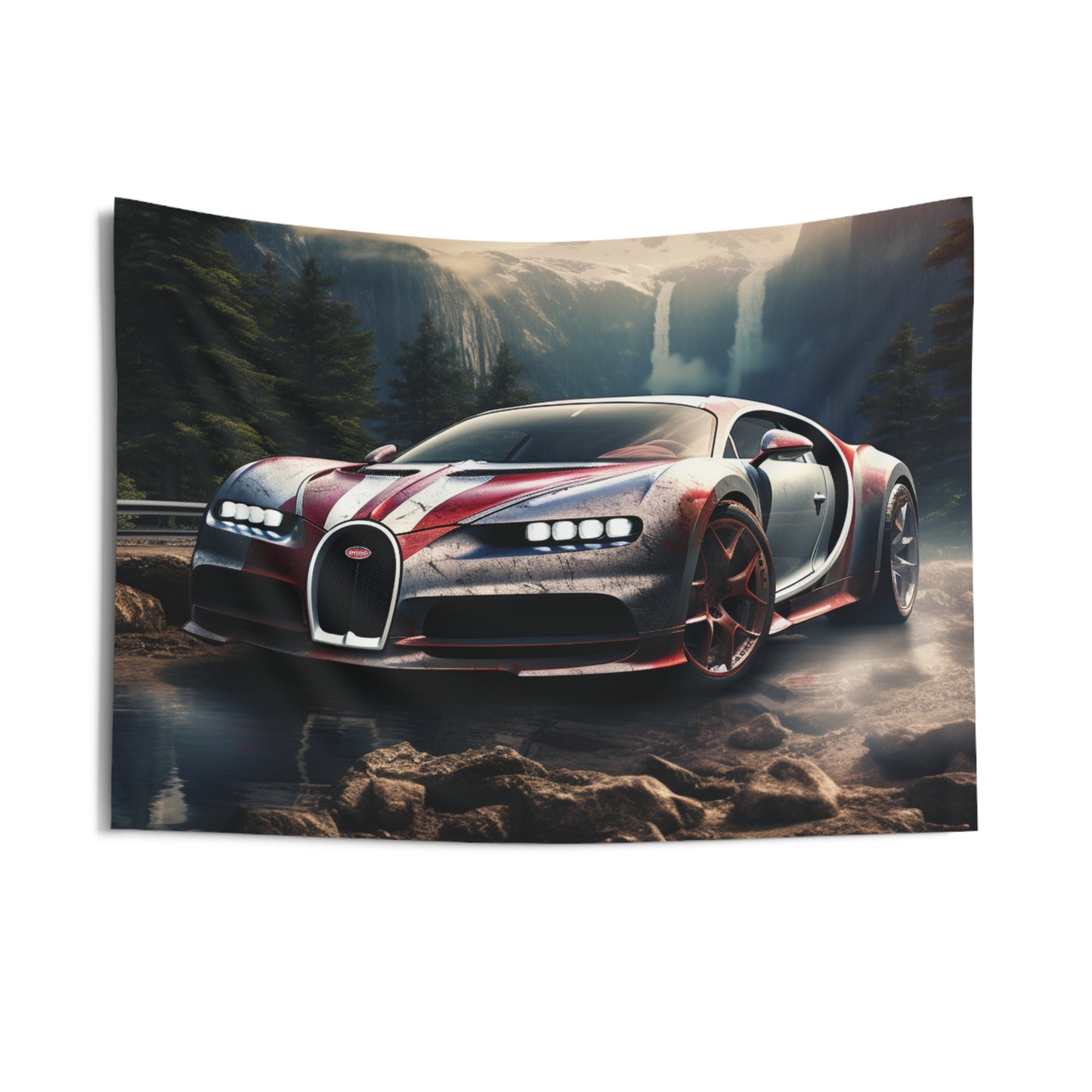 Indoor Wall Tapestries Bugatti Waterfall 4